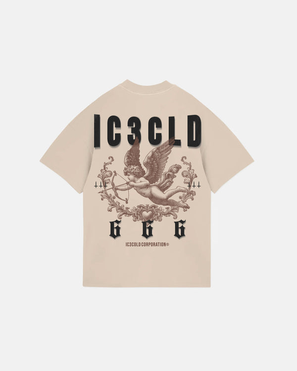 CAMISETA BEIGE ANGELS 666 – IC3COLD®